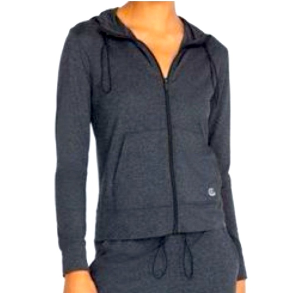 Johnny Was Calme Heather Zip Up Hoodie